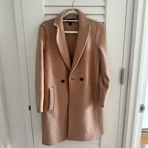 J Crew 100% Wool Light Pink Coat